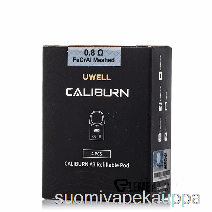 Vape Suomi Uwell Caliburn A3 Korvaavat Palot 0,8ohm A3 Fecral Meshed